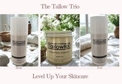 Tallow RX Skin Care Set (Balm, Lotion & Rest E-Z Cream) **Original Formula**