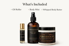 Powerhouse Bundle Men’s Oil Roller Body Mist Body Butter Gift Set