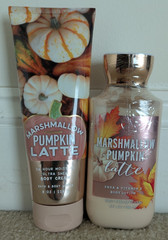 NEW Bath and Body Works Marshmallow Pumpkin Latte Body Cream and Body Lotion