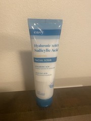 Envy Facial Scrub Blue Hyaluronic Salicylic Acid Clarifying K-Beauty 6.76 oz