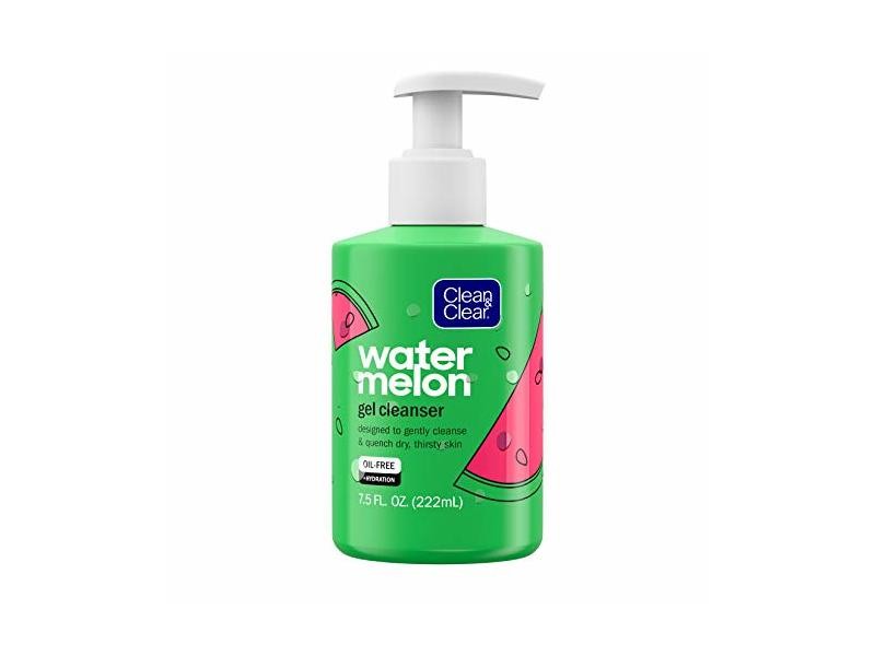 Clean & Clear Watermelon Gel Facial Cleanser Hydrating and Oil-Free 7.5 oz
