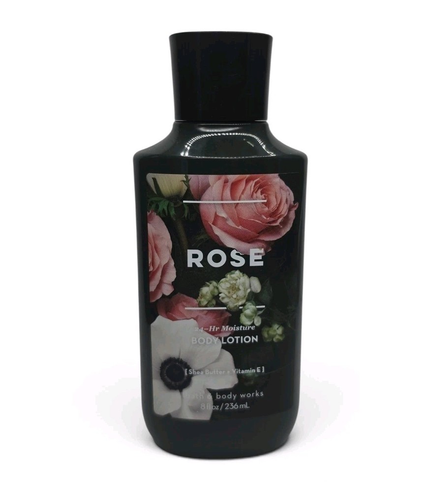 Rose Body Lotion Bath & Body Works 8 oz 24 Hour Super Smooth