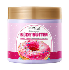 Bioaqua Body Butter Chocolate Donut Strawberry Moisturizing Smooth Scented 200g