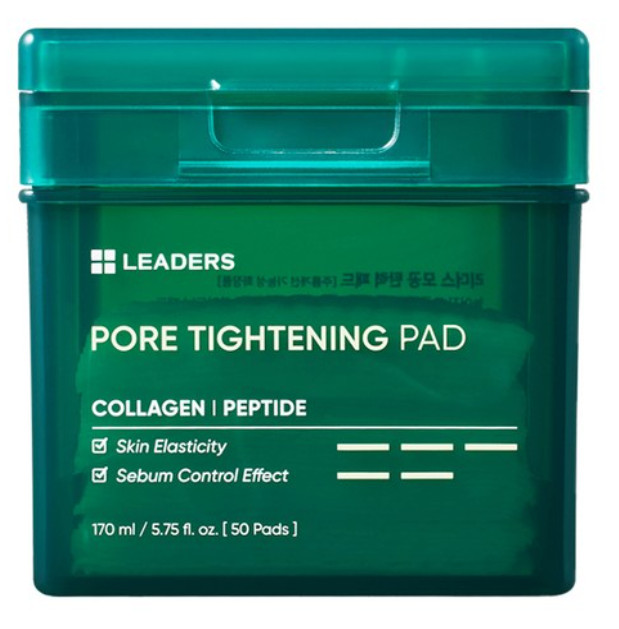 LEADERS Pore Tightening Pad Collagen Peptide 50 Pads (170ml)
