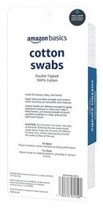 Amazon Basics Double-Tipped Cotton Swabs for Personal Hygiene and Baby Care, Cot