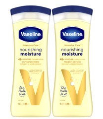 Vaseline Intensive 48 Hours Care Nourishing Moisture Body Lotion 10 oz (2 Pack)
