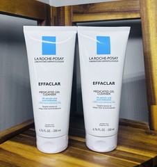 LA ROCHE-POSAY EFFACLAR MEDICATED GEL CLEANSER 6.76 OZ – 2 PACK -Exp 07/2028