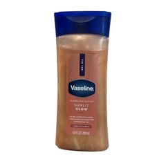 Vaseline Glazed and Glisten Sunlit Glow Body Gel Oil Vanilla Cocoa, 6.8 fl oz