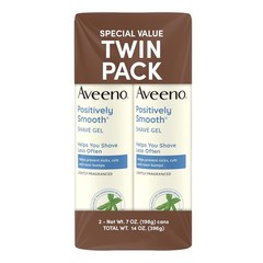 Aveeno Positively Smooth Moisturizing Shave Gel with Soy Aloe & Vitamin E helps