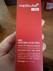 Medicube Red Succinic Acid Peel 1.41 oz. 40g Exp 10/2027 Korean Acne Skin Care