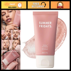 Hydrating Pink Dew Gel Cleanser – pH-Balanced Foaming Face Wash for Oily, Blemis