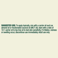 Spring Valley Pure Tea Tree Oil Skin Cleanse Nourish Aromatherapy NO GMO 2 Fl Oz