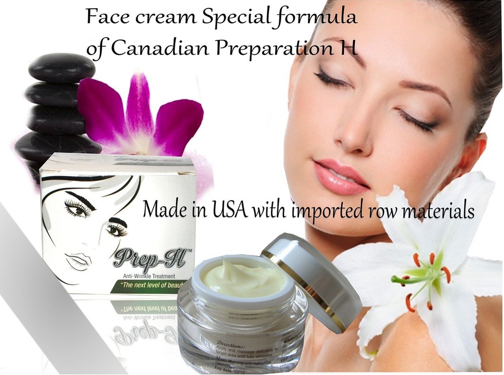 Preparation H 2 with Live 2% Yeast Derived Bio Dyne CREAM Formula of Canadian