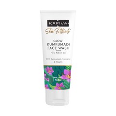 Kapiva Kumkumadi Glow Face Wash 100ml Daily Skincare For All Skin Types