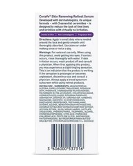 Cerave Skin Renewing Retinol Serum Encapsulated Retinol 1 Oz Exp: 10/26