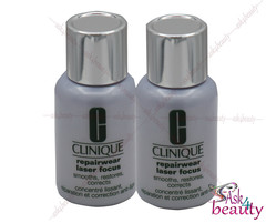 Lot Of 2 Clinique Repairwear Laser Focus Smooth,Restores, Corrects Serum 0.5 oz