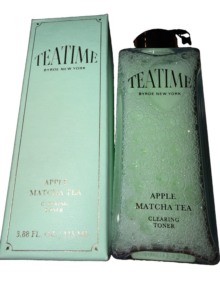Byroe Teatime Apple Matcha Tea Toner Green Tea Apple Extract 3.88 fl oz
