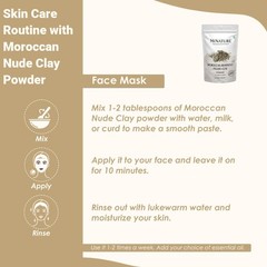 minature Moroccan Rhassoul Nude (Ghassoul) 8.01 ounce (Pack of 1), Natural