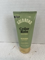 Gold Bond Cedar Rain 24H Hydration Hand Cream Aloe Vitamin E Bergamot 3 oz
