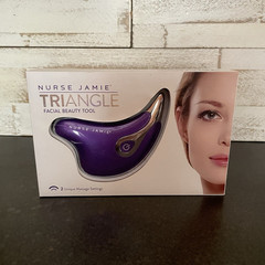 Nurse Jamie TriAngle Heated USB Rechargeable Facial Massager for Wrinkles