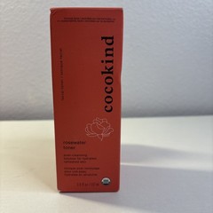 CocoKind ROSEWATER TONER 3.8oz Organic facial Post-Cleansing Solution NIB