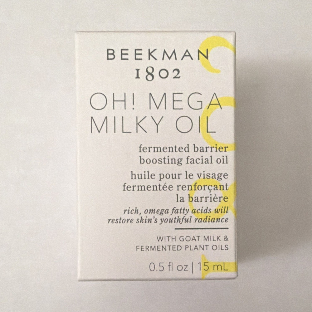 Beekman 1802 Oh! Mega Milky Oil Fermented Facial Moisturizer Oil 0.5 fl oz