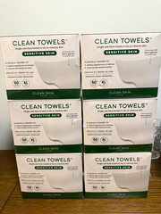 Clean Skin Club Clean Towels XL Single Use Face Towelettes Aloe Glycerin 50ct
