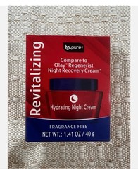 b·pure Revitalizing Hydrating Fragrance-Free Night Cream for Face 1.41 oz / 40 g