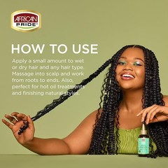 African Pride Feel-It Formula Strengthening Oil with 4 Fl Oz (Pack of 1)