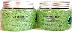 Body Shop FUJI GREEN TEA Body Scrub 8.8 oz/250 g, NEW, x 2
