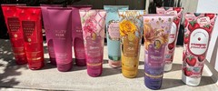 LOT 11 BATH & BODY WORKS BBW BODY CREAMS CREAM PRINCESS/CANDY APPLE/STRAWBERRY