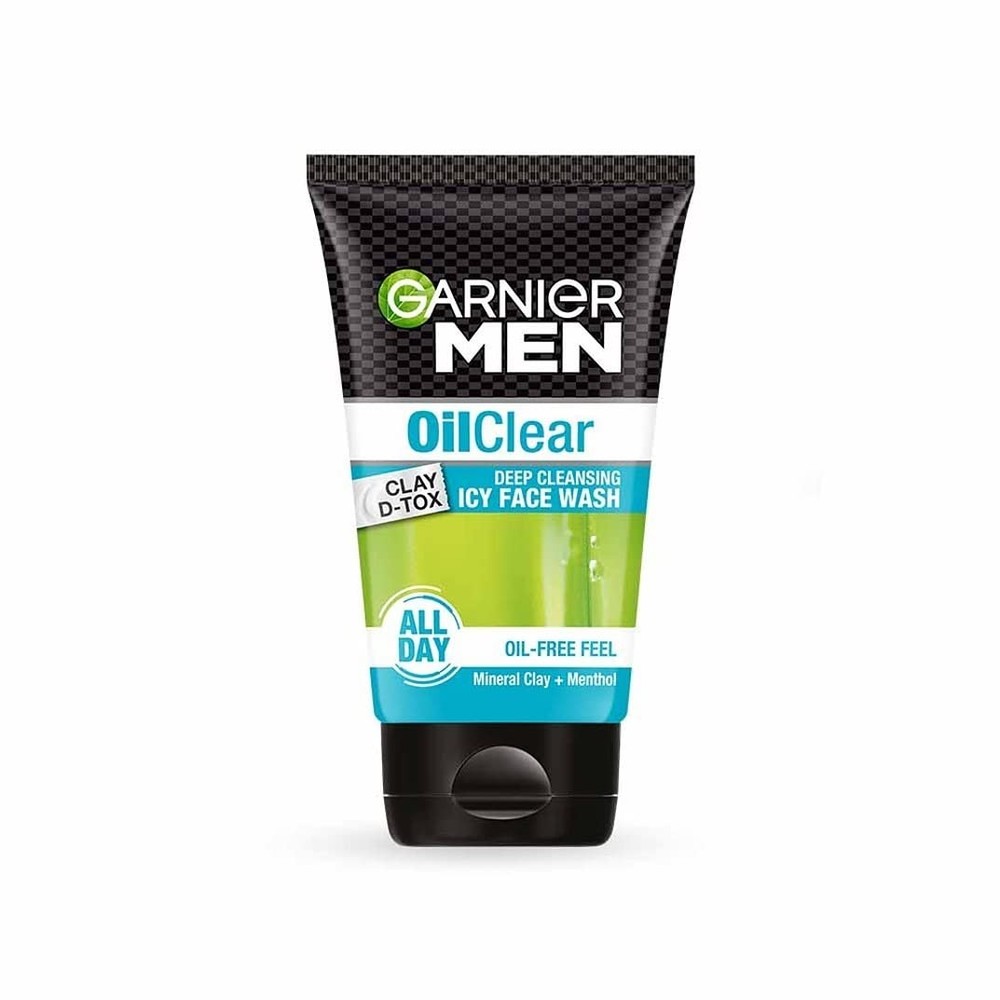 Garnier Men Oil Clear Face Wash, 100G 100Gm 3.53 Ounce (Pack of 1)