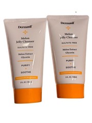 Dermasil Melon Jelly Cleanser x2 Sulfate Free Purify Soothe 5 Oz