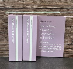 Glo Skin Beauty Bio-Renew EGF Cream 0.5oz/15ml Bundle Of 2 Vegan Growth Factors