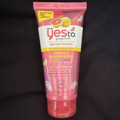 Yes To Grapefruit Brightening Vitamin C Pink Unicorn Mud Mask Face 2 fl oz