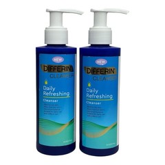 (2) Differin Daily Refreshing Cleanser for Oily Skin 6 oz New No Expiration Date
