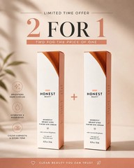Honest Beauty Honestly Bright Eyes Tinted Eye Cream, Terracota(2 FOR 1 SPECIAL)