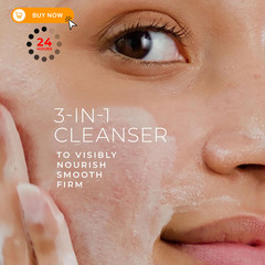 RoC Derm Correxion Serum Facial Cleanser with 6 Fl Oz (Pack of 1), White