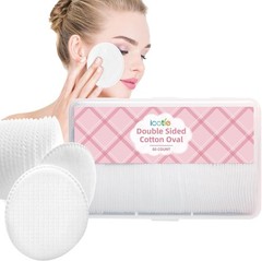 Large Oval Cotton Pads, 80 Count, Multi-Layer, 80 Count (Pack of 1), Box