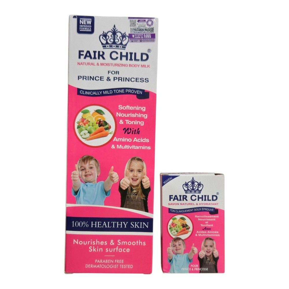 Fair child amino Multivitamin body lotion 400ml And Soap Kids & teens