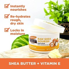 Palmers Raw Shea Butter Nourish Body Balm Replenish Skin Vitamin E 7.25 oz 2 PK