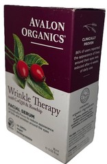 1- AVALON ORGANICS Wrinkle Therapy W/CoQ10 & Rosehip FACIAL SERUM (16ml) SeePics