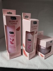 Bpure Watermelon Skin Care Set Including Glow Up Serum, Toner Night Moisturizer