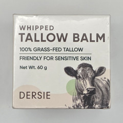 DERSIE Whipped Tallow Balm Moisturizer for Sensitive Skin, Blue Cypress 60g