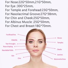 5-50PCS Disposable 18G 22G 23G 25G 27G Micro Cannula with Puncture Fillers US