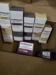 Dr.Melaxin Peel Shot Exfoliating Rice Ampoule, Toner, Serum, Cream Set