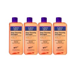 Clear Skin Deep Cleansing Astringent 2% Salicylic Acid Acne Toner Oil-Free 2Pack