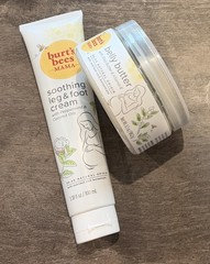 Burt&rsquo;s Bees Mama Belly Butter Shea+Soothing Leg Foot Cream Pregnancy Baby Shower