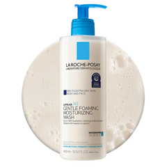La Roche-Posay Lipikar AP+ Gentle Foaming Moisturizing Wash, Shea Butter + Niaci