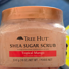 Tree Hut Shea Sugar Scrub Tropical Mango Exfoliating Body Scrub 18 oz